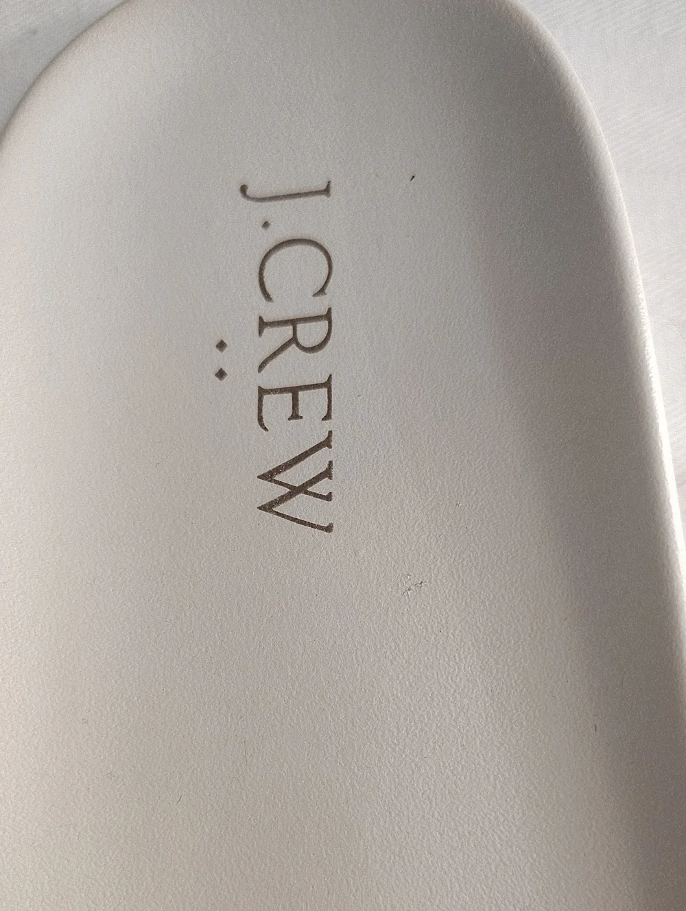 J. Crew White Crisscross Slide Sandals Size 8